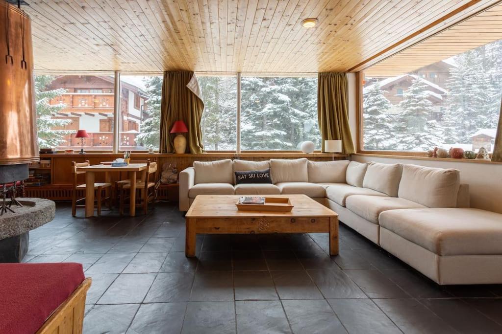 Chalet Robaumont - Grand Chalet Familial Proche Du Centre Et Des Pistes Courchevel Bagian luar foto